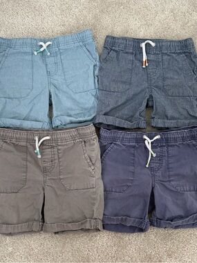 Cat & Jack  Kids drawstring Waist Shorts - Light Blue, Dark Blue, Gray, Navy